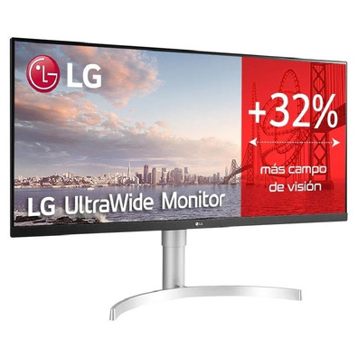 Monitor Profesional Ultrapanorámico LG 34WN650-W 34'' WFHD Multimedia Plata