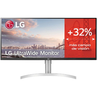 Monitor Profesional Ultrapanorámico LG 34WN650-W 34'' WFHD Multimedia Plata