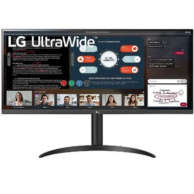 Monitor Profesional Ultrapanorámico LG 34WP550-B 34" Full HD Negro