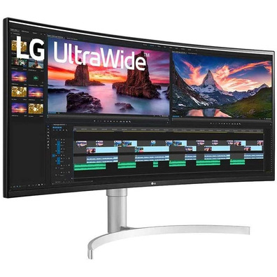 Monitor Profesional Ultrapanorámico LG 38WN95C-W 38" UWQHD/Multimedia Blanco