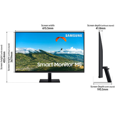 Monitor Samsung Smart LS27AM500NUXEN LED 27'' Negro