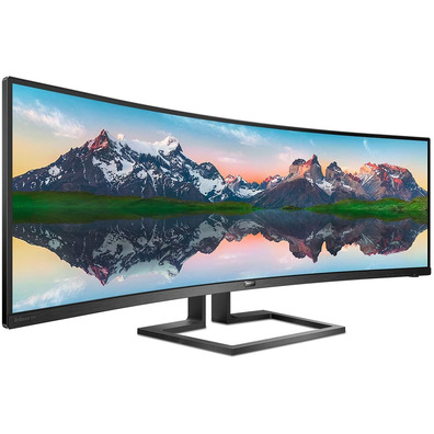 Monitor Ultrapanorámico Curvo Philips 498P9 48.8" Multimedia Negro