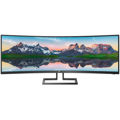 Monitor Ultrapanorámico Curvo Philips 498P9 48.8" Multimedia Negro