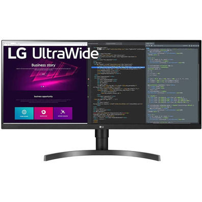 Monitor Ultrapanorámico LG 34WN750-B 34" WQHD Multimedia Negro