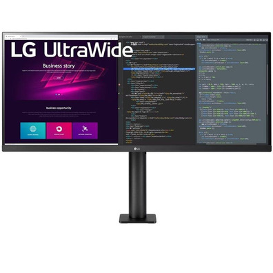 Monitor Ultrapanorámico LG Ergo 34WN780P-B 34"/WQHD/Multimedia
