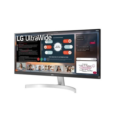 Monitor Ultrapanorámico Profesional LG 29WN600-W 29"/Full HD/Multimedia Plata