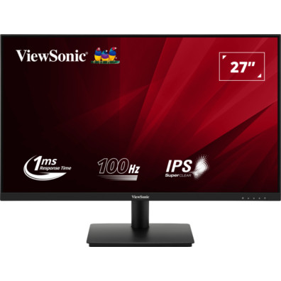 Viewsonic Va270-h-2 Monitor 27" Full Hd 100hz Con Tiempo De Respuesta Rápido 1ms Negro