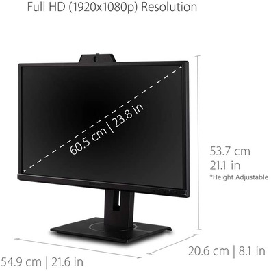 Monitor Viewsonic VG2440V LED IPS 24'' Negro