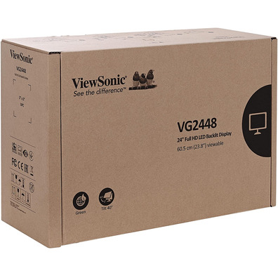 Monitor Viewsonic VG2448 23.8'' 5ms Multimedia Negro