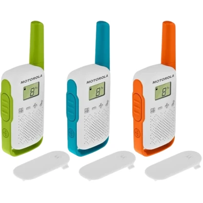 Motorola T42 - Radios 16 canales en Azul, Verde, Naranja, Blanco