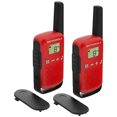 Motorola TALKABOUT T42 Radios Bidireccionales 16 Canales Rojo