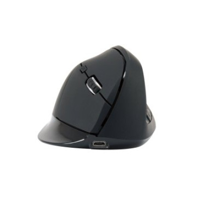 Mouse Conceptronic Bluetooth Lorcan03 Negro Ergonómico 1600DPI Recargable