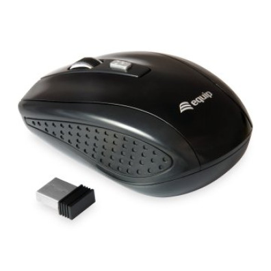 Mouse Equip Wireless Life Óptico Negro 2.4Ghz - 4 Botones DPI 800/1200/1600