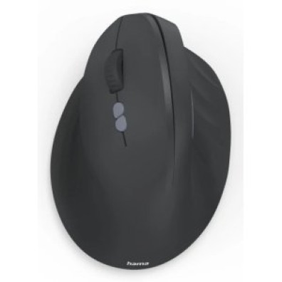 Mouse Hama Wireless Ergo EMW-500L DPI 1000-1800 7 Botones Color Negro para Zurdos
