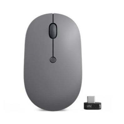 Mouse Inalámbrico Lenovo Go USB-C Wireless Gris y Negro