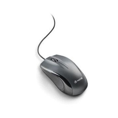 Mouse NGS MUSK Laser con Cable 1200 DPI USB Ambidiestros Negro