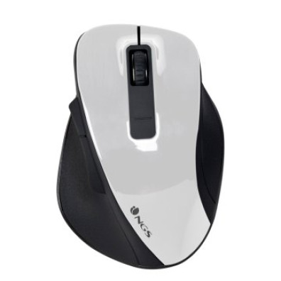 Mouse NGS Wireless Bow Blanco | USB Nano Receptor | 1200DPI 2.4GHz | Color Blanco