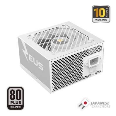 Fuente de Alimentación Mars Gaming 750W Extreme Silence 80 Plus Silver Blanco