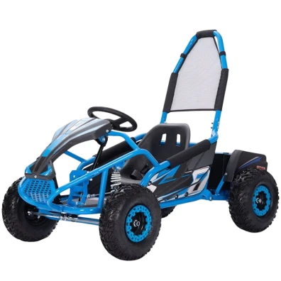 Mud Monster GoKart Azul 48V - Coche eléctrico para niños