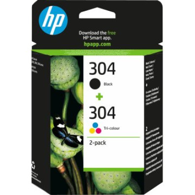 CARTUCHO HP Nº304 PACK DE 2 NEGRO Y COLOR