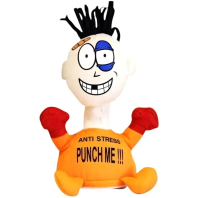 Muñeco Anti Stress Naranja "Punch Me" Pablo