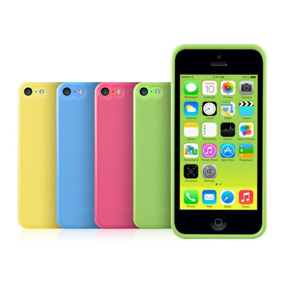 Funda minigel Muvit iPhone 5C Púrpura