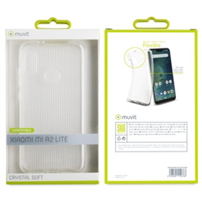 Funda Cristal Soft Xiaomi Mi A2 Lite Transparente Muvit