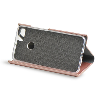 Muvit Funda Folio xiaomi Redmi Mi A1 Función Soporte + Tarjetero Rosa Oro