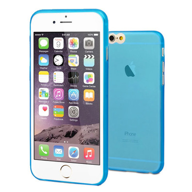 Funda Minigel Ultrafina Muvit iPhone 6/6S Azul