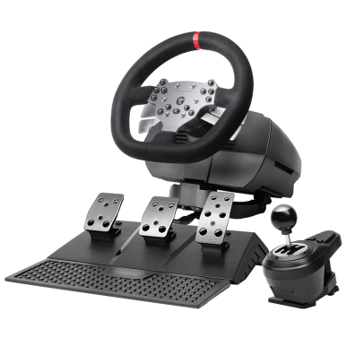 VOLANTE MARS GAMING MWHRSX FORCE FEEDBACK DUAL PEDALES PALANCA