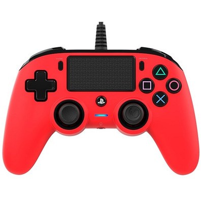 Nacon Compact Controller Rojo Oficial PS4