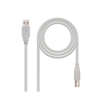 Cable USB 3M | Conexión Tipo A-B | Nanocable