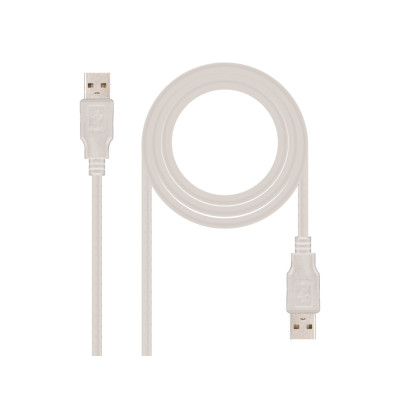 Cable de Extensión USB 2.0 Tipo A/M-A/M Nanocable 3.0m