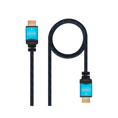 Cable HDMI 4K Negro 1.5m - Alta Velocidad - Nanocable