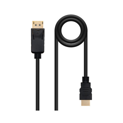 Conversor DisplayPort a HDMI 3m - Alta Definición - Nanocable.