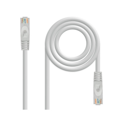 CABLE DE RED LATIGUILLO RJ45 UTP CAT6A AWG24 1 M NANOCABLE