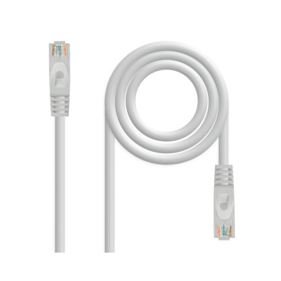 Cable de Red CAT6A 10m Gris | Latiguillo RJ45 UTP