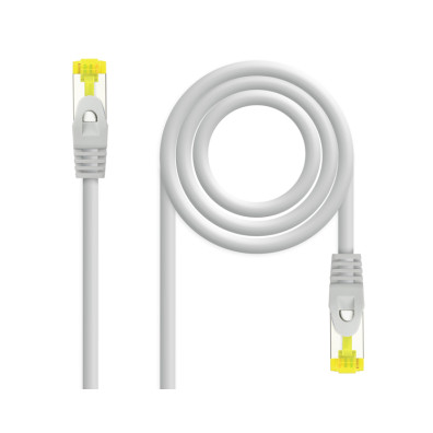 Cable de Red Cat6A 10m SFTP RJ45 AWG26 Gris - Nanocable