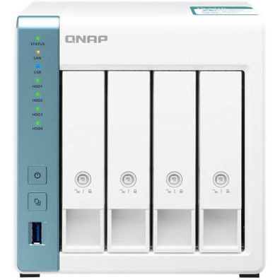 NAS Servidor QNAP Desktop 4BAY NAS 1GB RAM 1GbE