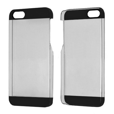 Carcasa Transparente Plastic Case para iPhone 5/5S Púrpura