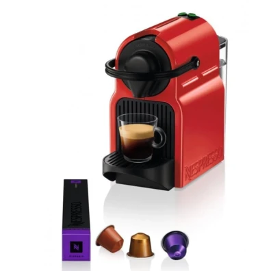 Cafetera Krups Nespresso Inissia XN1005 1260W 0,7L Rojo