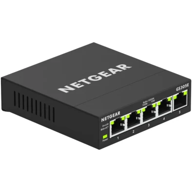 Switch Gestionado NETGEAR GS305E Gigabit Ethernet Negro