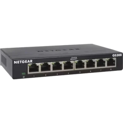 Switch NETGEAR GS308-300PES Negro No Administrado L2 Gigabit Ethernet (10/100/1000)