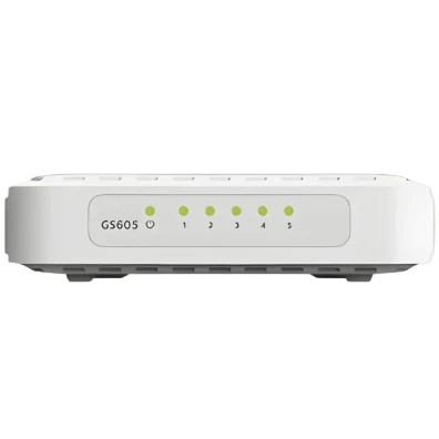 Switch No Administrado NETGEAR GS605 Gigabit Ethernet Blanco