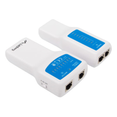 Comprobador de Redes LAN RJ45 y RJ11 LANBERG NT-0402
