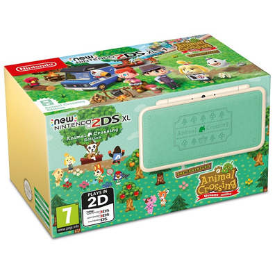 New 2DS XL Edición Especial Animal Crossing + Animal Crossing Welcome Amiibo (Preinstalado)