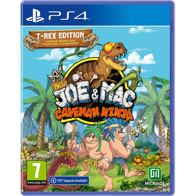 New Joe & Mac: Caveman Ninja T-Rex Edition PS4