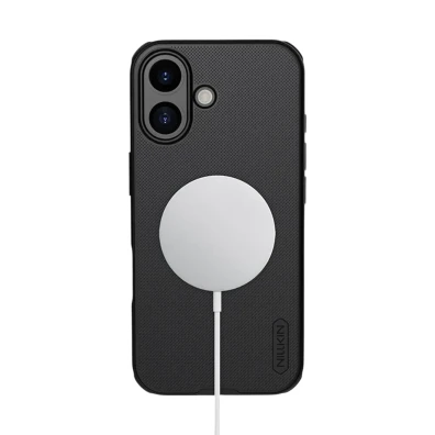 Nillkin Funda iPhone 17 Negro Super Frosted Shield Pro Magnetic