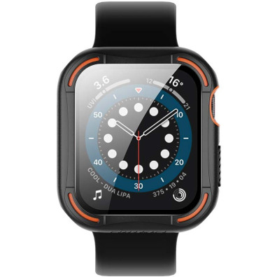 Funda Nillkin CrashBumper para Apple Watch 44mm - Compatible con Apple Watch 4/5/6/SE - Negro