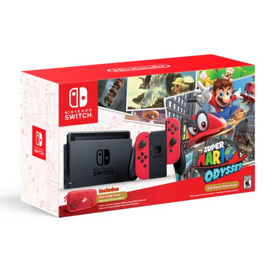 NINTENDO SWITCH + SUPER MARIO ODYSSEY (CODIGO DESCARGA)